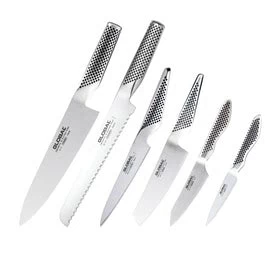 Global Kyoto 7pc Knife Block Set Bamboo - Image 2