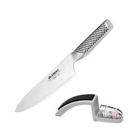 Global Cook's Knife & Sharpener Set G-2220GB