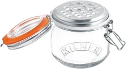 Kilner Storage Jar With Grater Lid Clear Glass