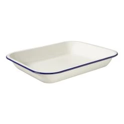 Enamel Bakeware Baking Dish - 2.5L Blue