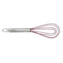 Cuisipro Flat Whisk Red Stainless Steel