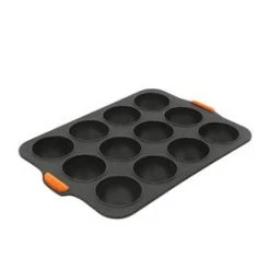 Silicone 12 Cup Dome Tray 35x24cm