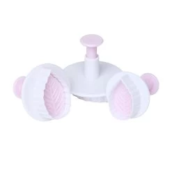 Fondant Leaf Cutter & Pusher Leaf Set Of 3