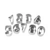 Number Cutter 9 Piece - Silver