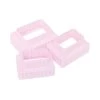 Dual Side Rectangle Cookie Cutters Set Of 3 - Pink