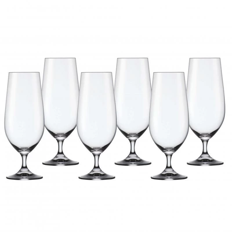 Lara Beer Glass Set Of 6 380ml
