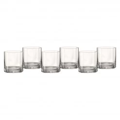 Bar Line Old Fashioned Whiskey Glasses Set Of 6