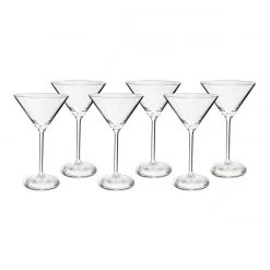 Maxima Martini Glass Set Of 6 210ml