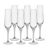 Rebecca Champ Flute Glass Set Of 6 195ml