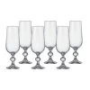 Claudia Flutes Glasses Set Of 6 180ml
