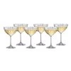 Waterfall Cocktail Coupe Glass Set Of 6 340ml