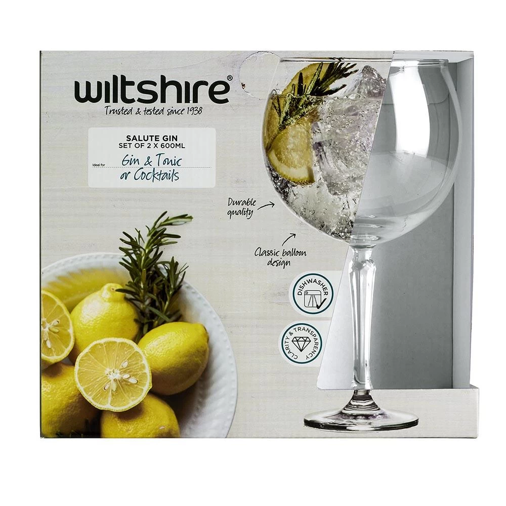 Salute Gin 600ml Set Of 2 - Image 3