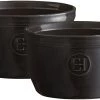 Emile Henry Ramekin Dish No10 Set Of 2 Charcoal