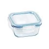 Square Glass Container Clear 300ml