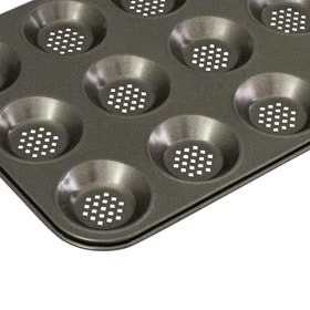 Perfect Crust Non Stick 12 Cup Shallow Baking Pan 32x24cm - Image 2