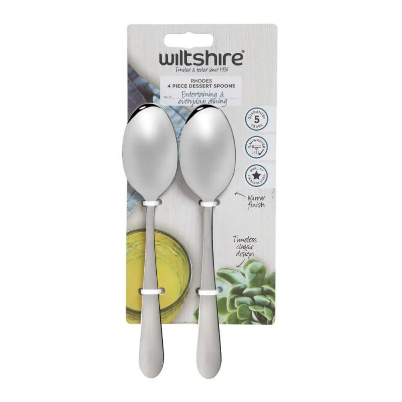 Rhodes Dessert Spoon 4 Piece - Image 2