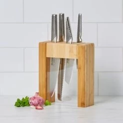 Global Teikoku 5pc Knife Block Set