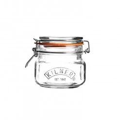 Kilner Square Clip Top Jar Glass