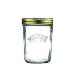 Kilner Wide Mouth Preserve Jar Clear Glass