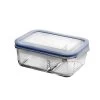Rectangular Duo Tempered Glass Container