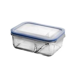 Rectangular Duo Tempered Glass Container